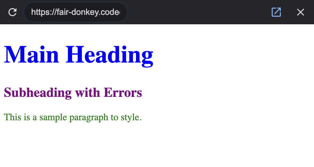 Task In Css Task - Practice CSS Syntax in CSS