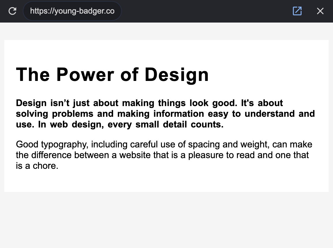 Task - Design a Modern Article Snippet in CSS
