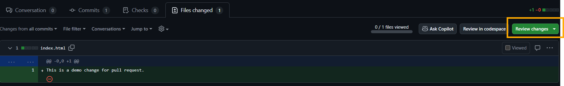 Reviewing the Pull Request in Git/Github