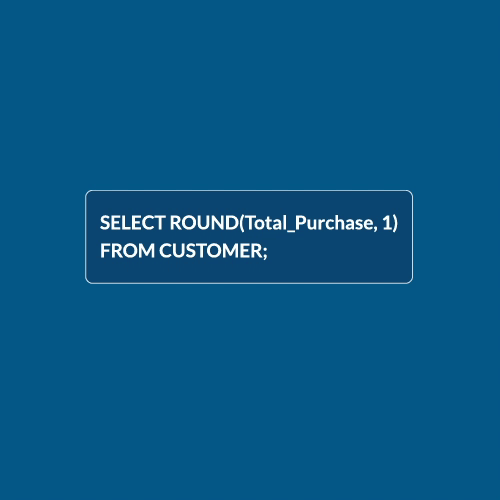 ROUND() in SQL image.